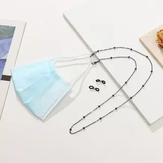 FLTH แฟชั่นแว่นตาโลหะลูกปัดแว่นตาโซ่สาวฤดูร้อนลูกปัด Hangs หน้ากากสายคล้อง Handmade สร้อยคอแว่นตากันแดด Lanyard FLTH