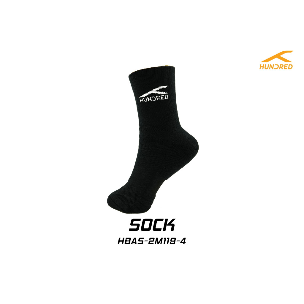 HUNDRED ถุงเท้ากีฬา SOCKS รุ่น HBAS-2M119