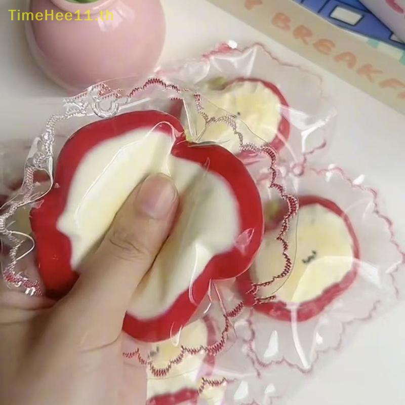 TimeHee Red Strawberry Egg Tart Strawberry Cream Bar ความเครียดบรรเทา Sensory สําหรับเด็กผู้ใหญ่ความ