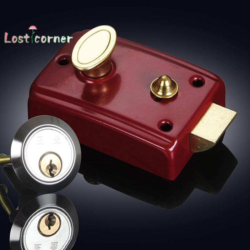 [Lostcorner] Anti-Theft Home Strong Universal Heavy-Duty Door Lo Lo Lo ในร่ม Mortise Lo [ใหม่]