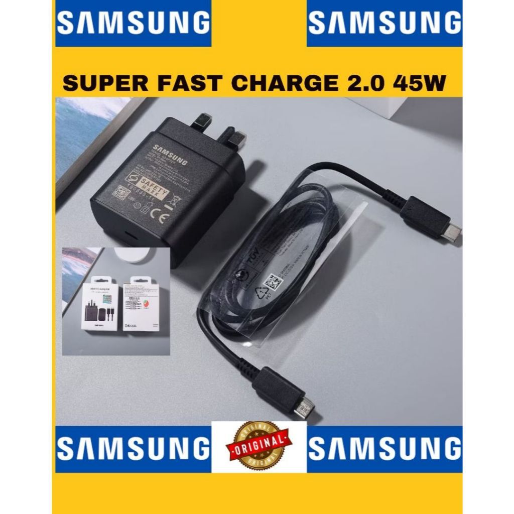 Samsung 45W Adapter + สาย,25W Adapter + สาย