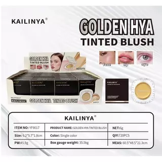 โกลเด้น ไฮยา ทิ้นท์ บลัช KAILINY BLUSH ใช้ได้เป็นบลัชออน อายแชโดว์ และ ลิปสติก