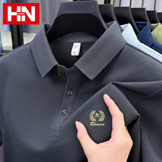 HYPNOS 2855-MS เสื้อโปโลผู้ชาย สไตล์สปอร์ต แขนสั้น ผ้าฝ้ายแท…