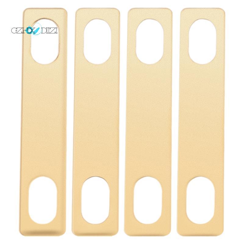 Gzhxdiizi4PCS แผ่นคอกีตาร์ปะเก็นกีตาร์เปลี่ยนกีตาร์คอ Shim ความสูงปะเก็นอุปกรณ์เสริม (สีทอง)