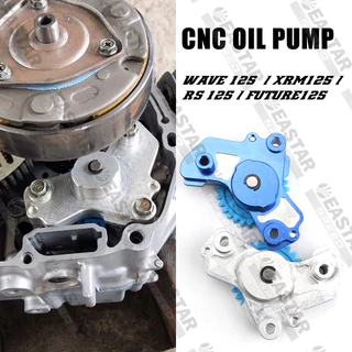 ปั๊มน้ำมันเครื่อง ปั๊มน้ำมัน เวฟ125 CNC Wave125 ,Click125/150 ,Futuer125 ,Nmax V1 Aerox V2 ,Sniper150 อัตราการไหลสูง
