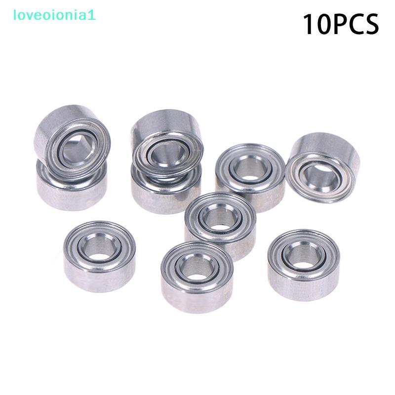 loveoionia1 10pcs 683ZZ 3*7*3 มม.แบริ่งขนาดเล็ก Chrome เหล็ก 683 ZZ 2Z 683Z ภายใน Bore 3 มม.แบริ่งร่