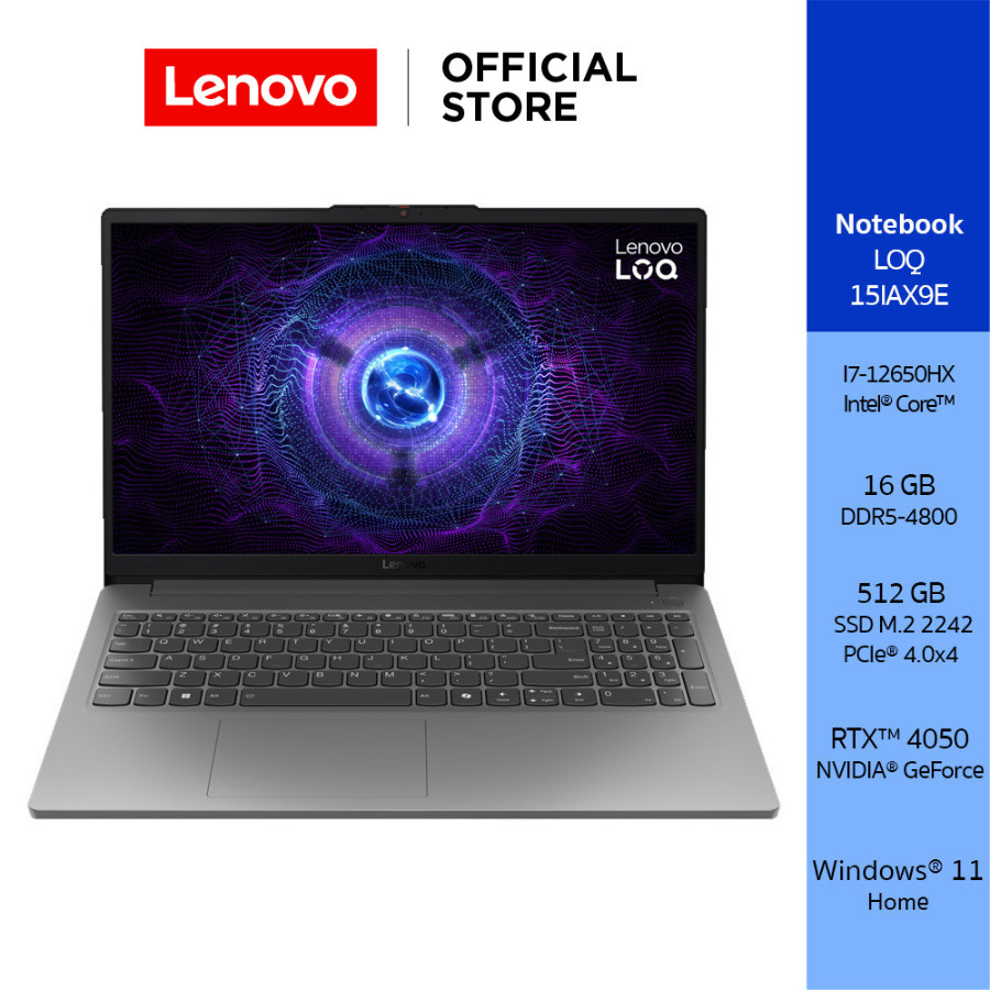 LENOVO LOQ 15IAX9E(83LK002LTA)NOTEBOOK INTEL I7-12650HX NVIDIA GEFORCE RTX 4050