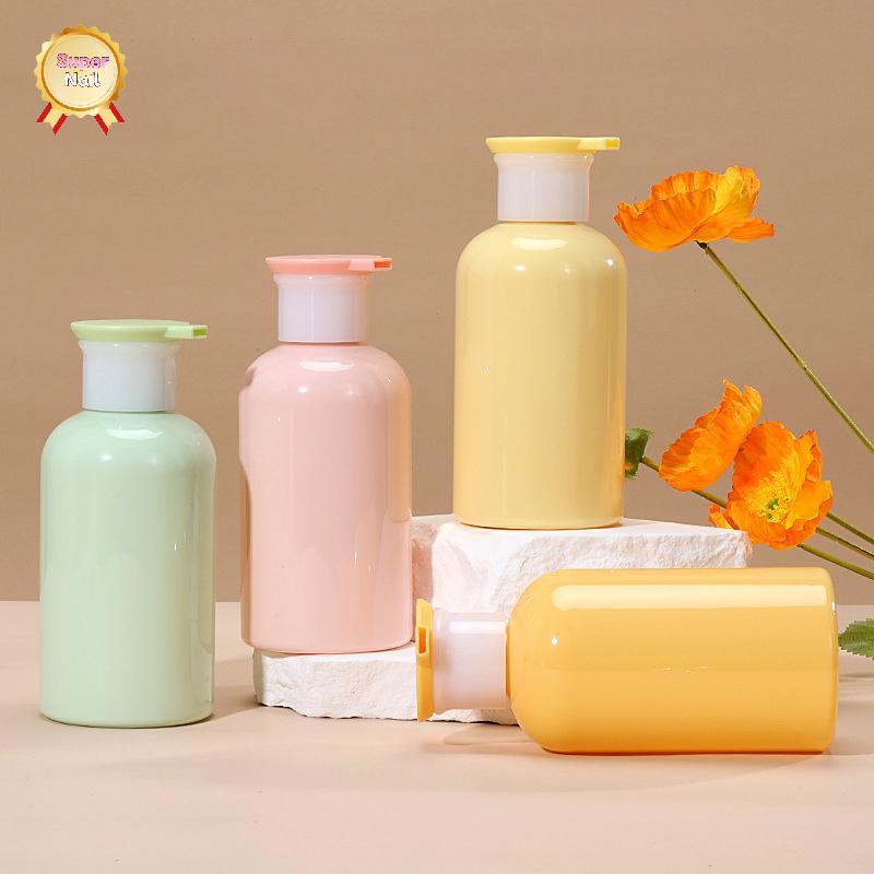 SuperNail 300ml พลาสติกปั๊มโลชั่นแชมพูขวด High-End เครื่องสําอางขวดรีฟิลกล่องเก็บห้องน้ํา Vary