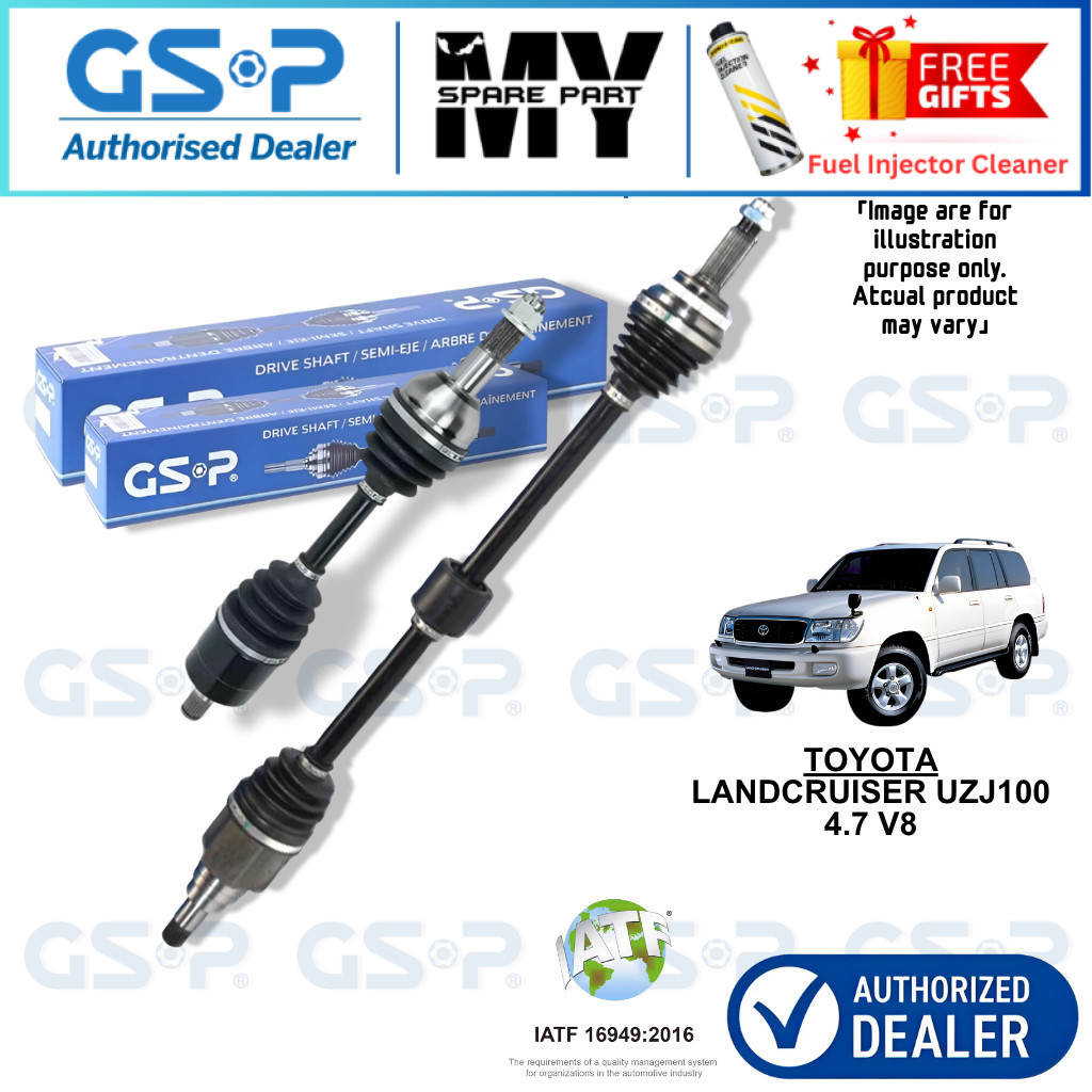 - - GSP DRIVE SHAFT สําหรับ TOYOTA LANDCRUISER UZJ100 4.7 V8 (AUTO)