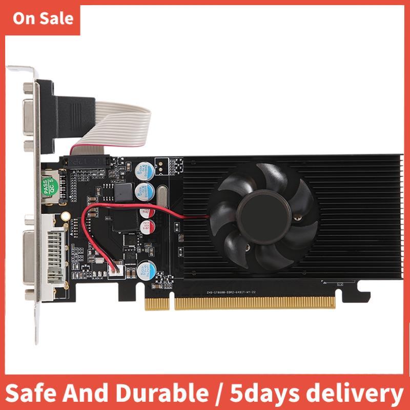 GT210 1GB DDR2 64Bit กราฟิกการ์ด PCIE 2.0 GPU - ใช้งานร่วมกับ DVI VGA Desktop Video Card