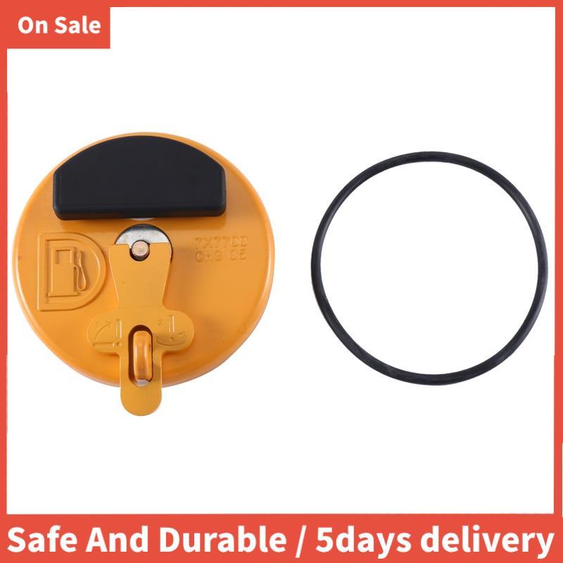 ล็อคถังหมวกสีเหลืองล็อคถังโลหะล็อคถังหมวก 7X7700 สําหรับ CAT Excavator D6R D5C 311D 312D 320C 320D 3