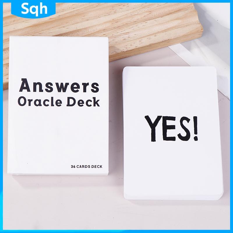 Bri คําตอบ Oracle Deck 36 การ์ดข้อความ Keywords และความหมาย Family Gathering Divination Deck Tarot เวอร์ชันภาษาอังกฤษการ์ดเกม ywr