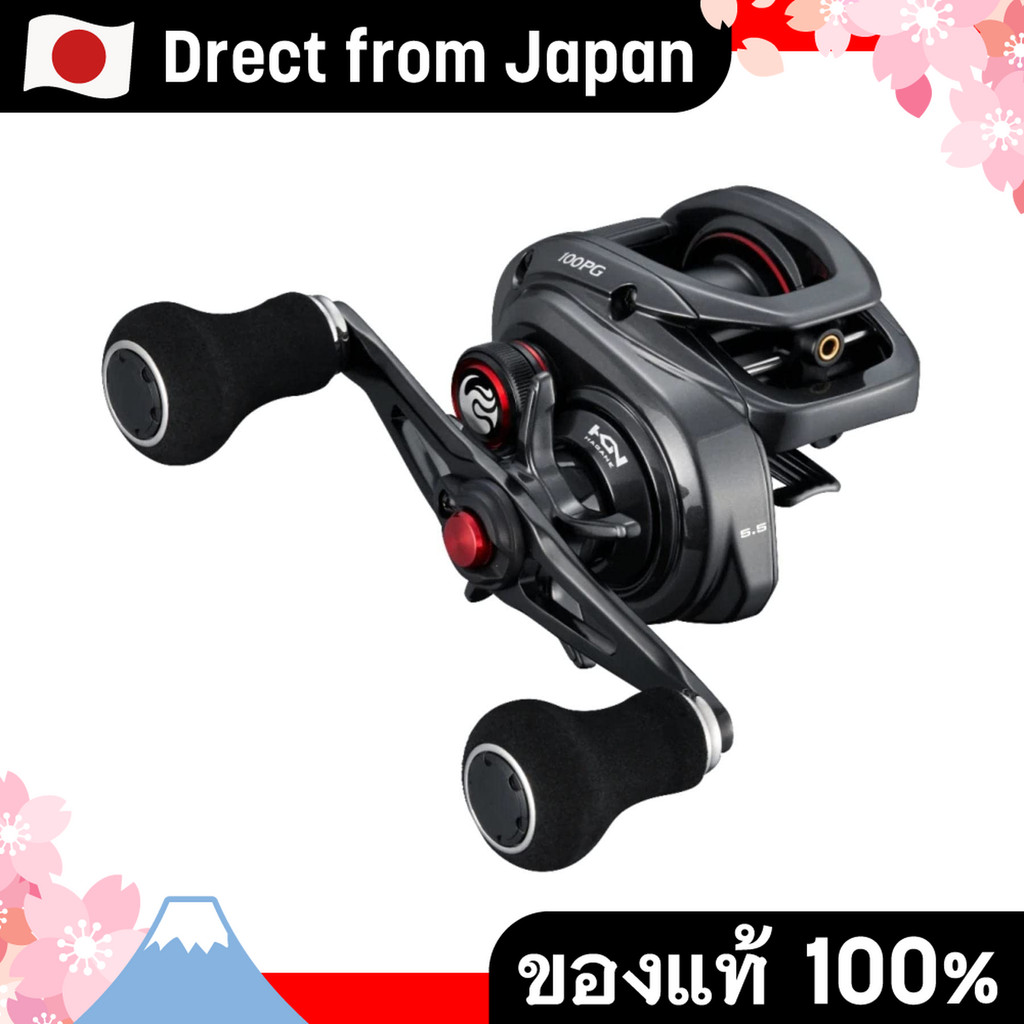 【Direct from Japan】 รอกเบท SHIMANO 22 ENGETSU BB 100PG ระบบเกียร์ 5.5 กำลังดึงสูงสุด 6 กก. หมุนเก็บส