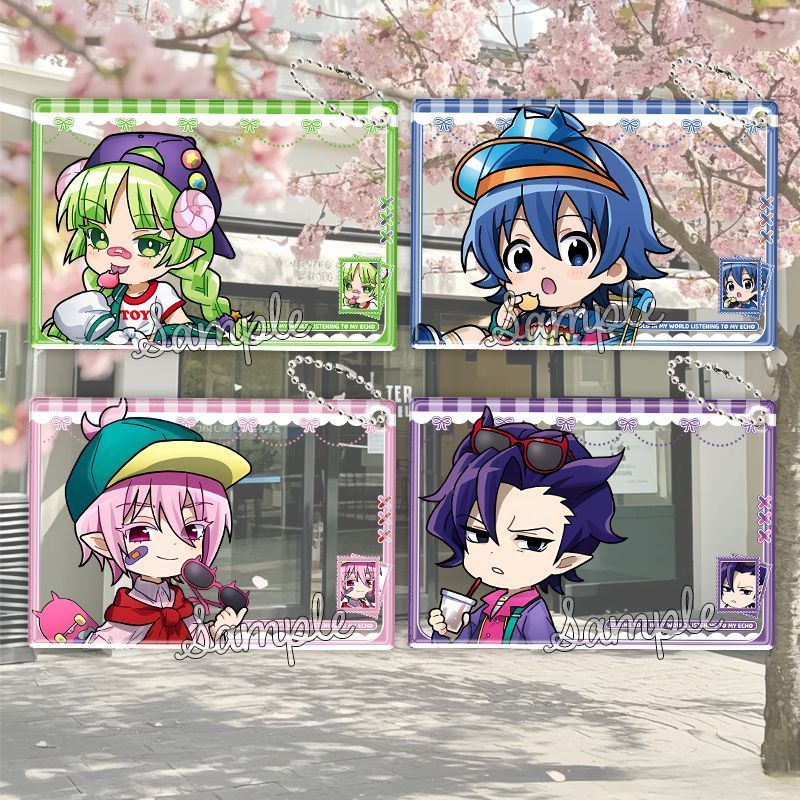 ยินดีต้อนรับสู่โรงเรียนปีศาจ! Iruma-kun KeyChain การ์ดโปร่งใสพวงกุญแจผู้หญิง Suzuki Iruma อะคริลิคพว