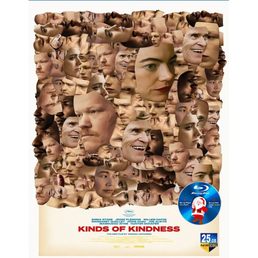 E-BLURAY ชนิดของ Kindness (2024)  Comedy MOVIE/Drama Emma Stone Jesse Pleans ENGLISH MOVIE