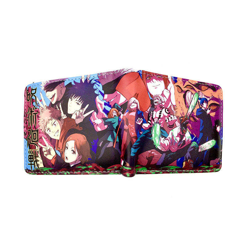 728R กระเป๋าสตางค์ผู้ชาย Spell Fighting Knotweed Gojo Go Wallet