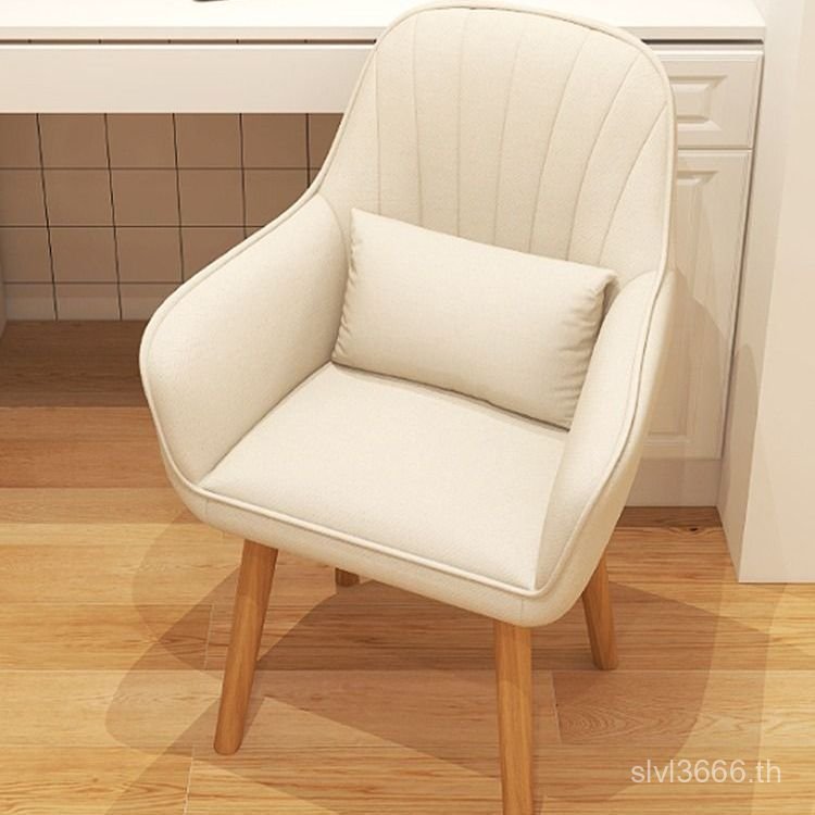 โต๊ะเก้าอี้แต่งหน้านักเรียนอยู่ประจําห้องนอนพักผ่อนคอมพิวเตอร์ที่เรียบง่ายพนักพิงหนังสือการศึกษาครัว