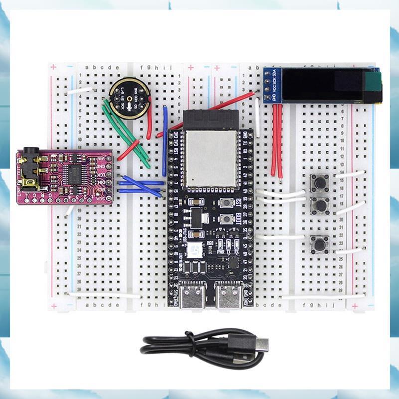 [WFSB] AI Voice Chat Robot ESP32-S3 บอร์ดพัฒนา Breadboard เสียง 3.5 มม. ชุดสําเร็จรูปสําหรับเพื่อการ
