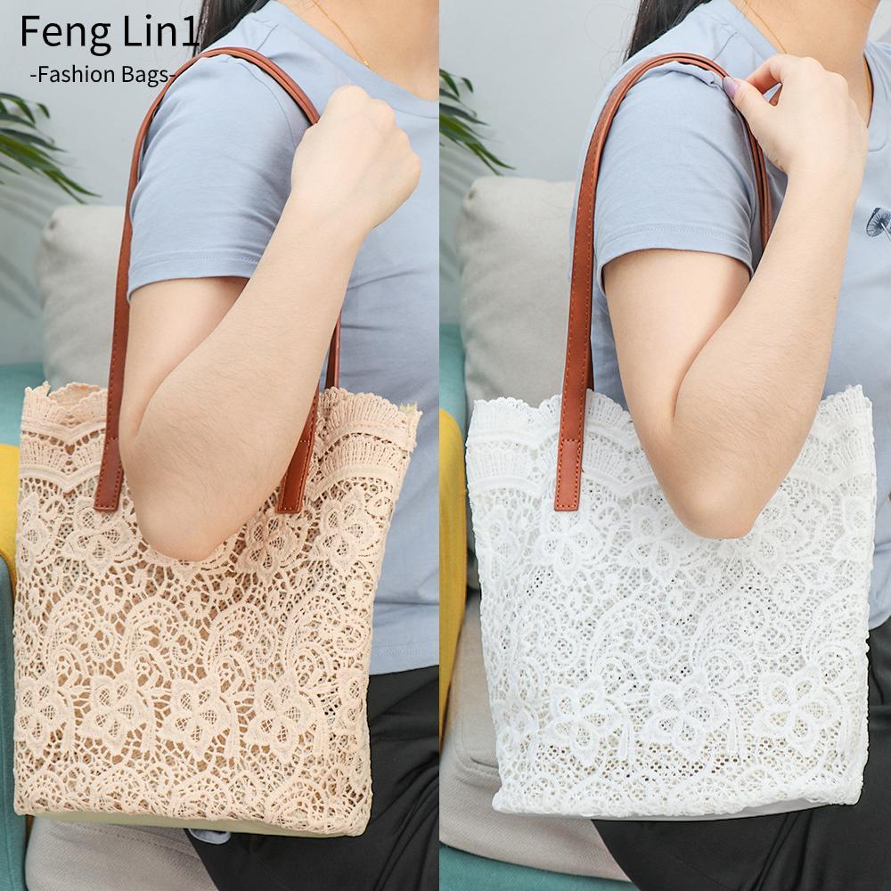 Fengling ฤดูร ้ อนลูกไม ้ กระเป ๋ าสะพายสาว Hollow Out Boho Hand โครเชต ์