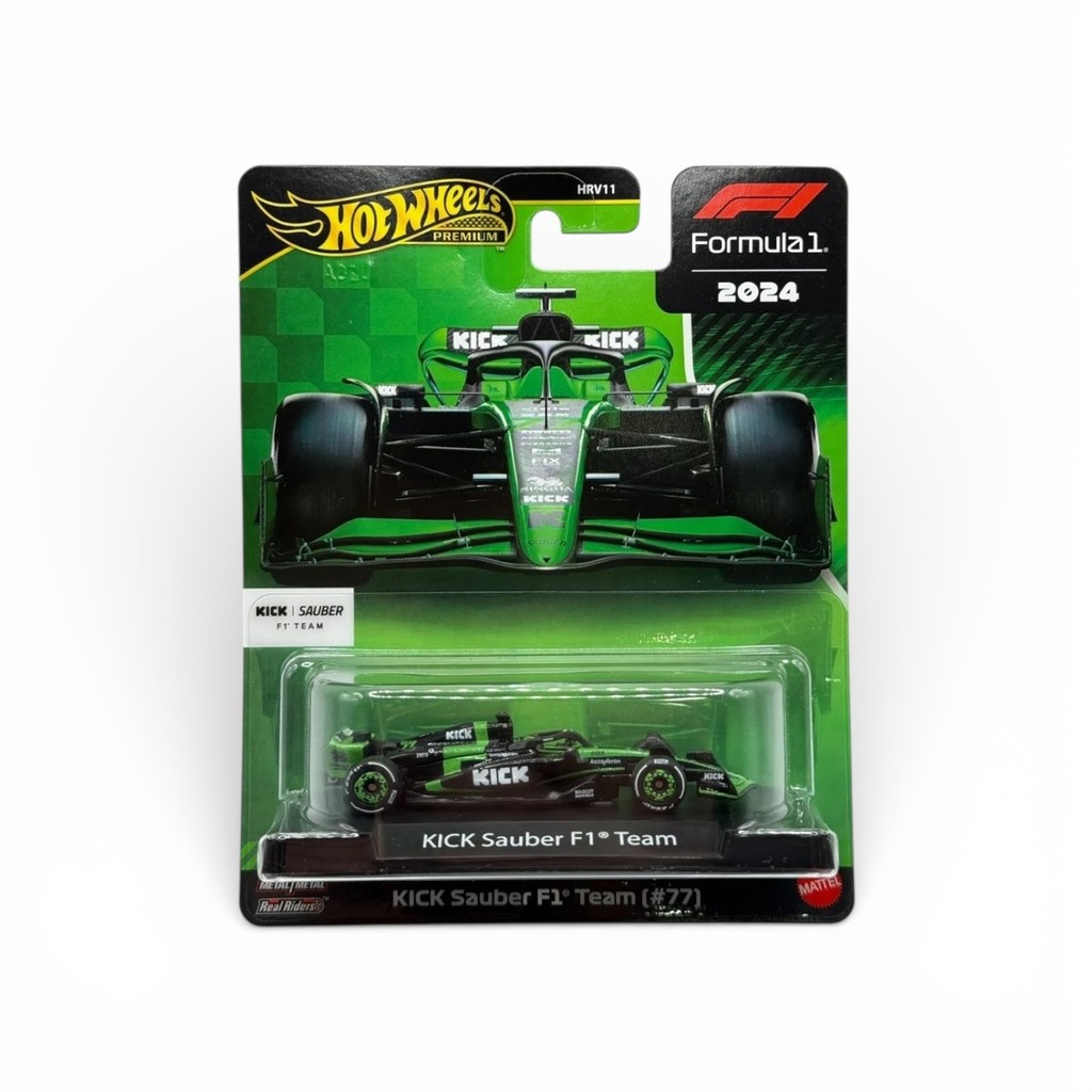 Hot Wheels Premium Formula1 2024 KICK Sauber F1 Team (#77)
