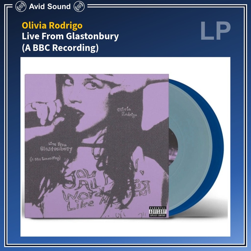 แผ่นเสียง Olivia Rodrigo Live From Glastonbury (A BBC Recording) ใหม่ ซีล Olivia Rodrigo Vinyl LP