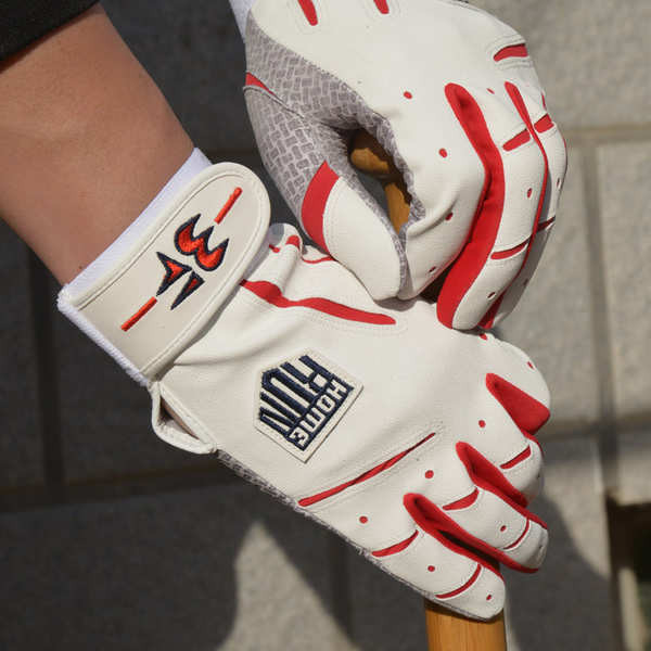 Kangxue Baseball Family Youth Children Adult Baseball Softball Batting Gloves หนังแกะ PU Frisbee เอว