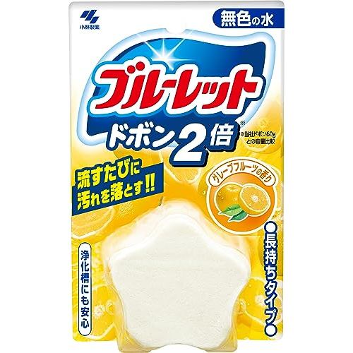 Kobayashi Pharmaceutical Bluelet Dobon Dobon Double Toilet Tank Cleaner Colorless Grapefruit 120g