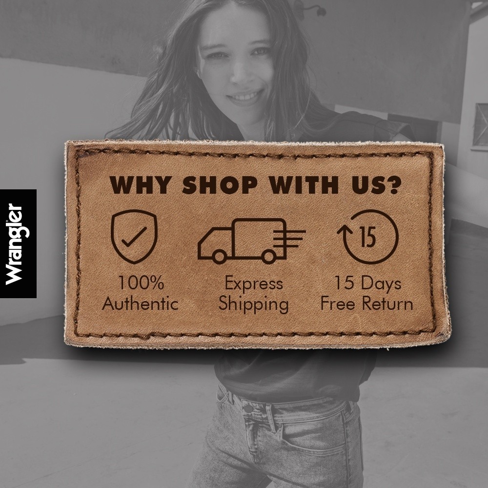 WRANGLER กางเกงยีนส์เอวกลางทรงตรง GREENSBORO รุ่น WR WR15Q121 แรงเลอร์ เสื้อผ้าผู้ชาย กางเกงผู้ชาย กางเกงยีนส์ BLACK - รูปที่ 5