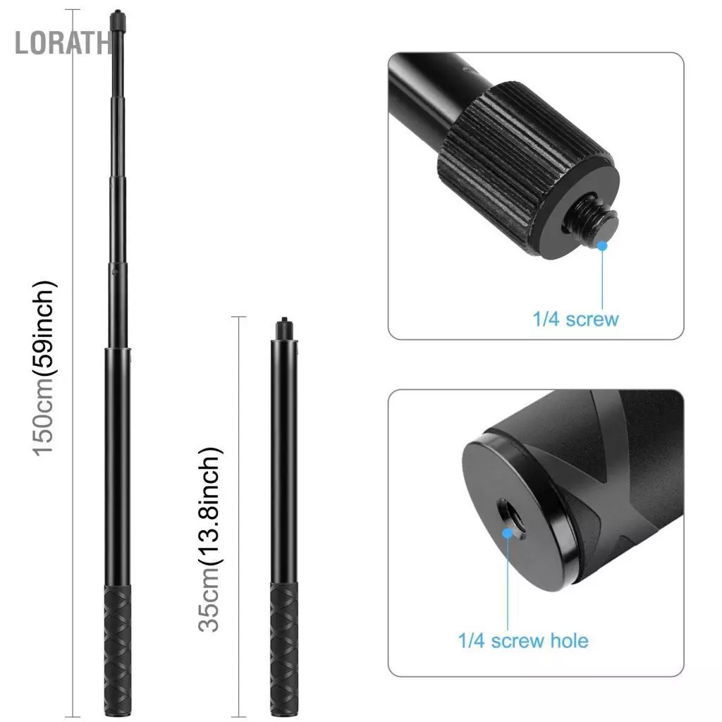 PULUZ PU495B ชุดที่หนีบแฮนด์จักรยานและไม้เซลฟี่ GoPro 12/11/10 Insta360 X4/X3/X2 thumbnail 7