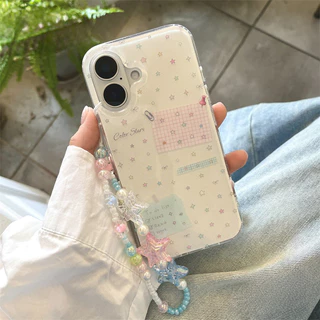ใช้ได้กับ เคสไอโฟน 16 13 15 สำหรับ IPhone 11 16 15 13 12 14 Pro Max XR XS X Max 16 15 7 8 Plus โซ่ดาวน้อยแวววาว เคส IMD