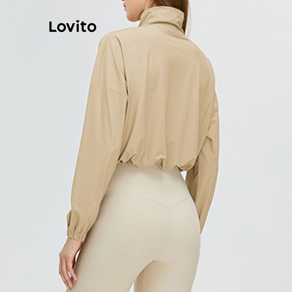 Lovito جاكيت رياضي نسائي كاجوال LNL56271 — صورة 6