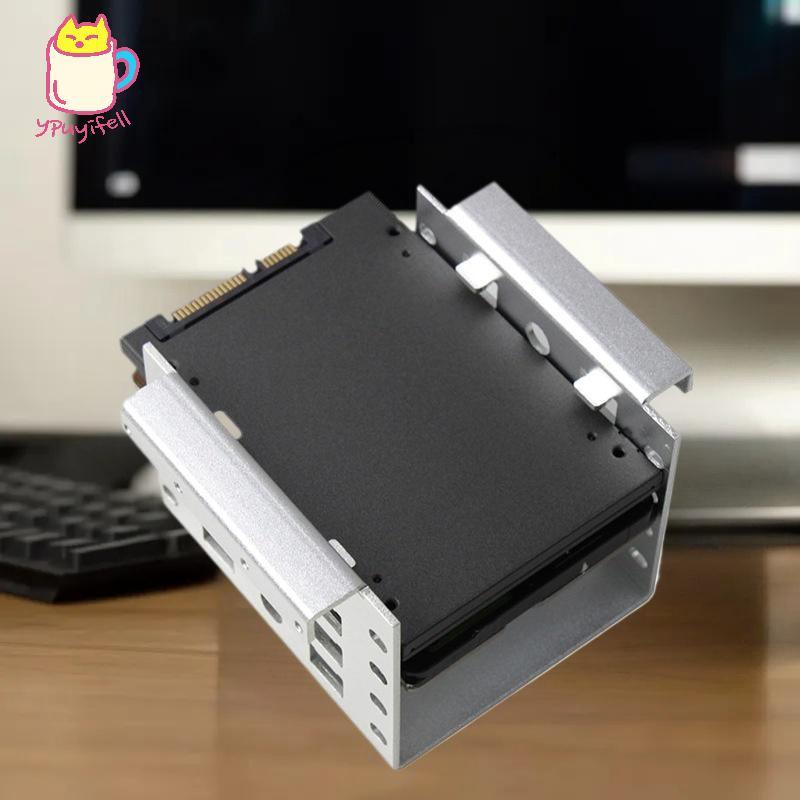 [YPU] 4 เบย์ 2.5 นิ้ว SSD Hard Drive Enclosure combed Caddy Chassis อะแดปเตอร์ติดตั้งภายใน Braet อลู