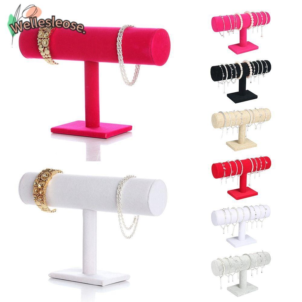 WELLE Jewelry Organizer 5 สี Upright กําไลข้อมือขาตั้งเครื่องประดับ