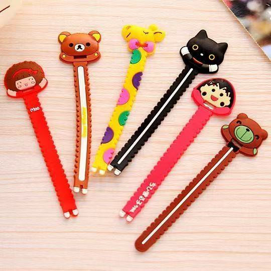 ใหม่น่ารักสัตว์ Hub Snap-on Anti-Tangling Design ซิลิโคน Bold Tie Desktop Cable Organizer Storage Handy เครื่องมือ