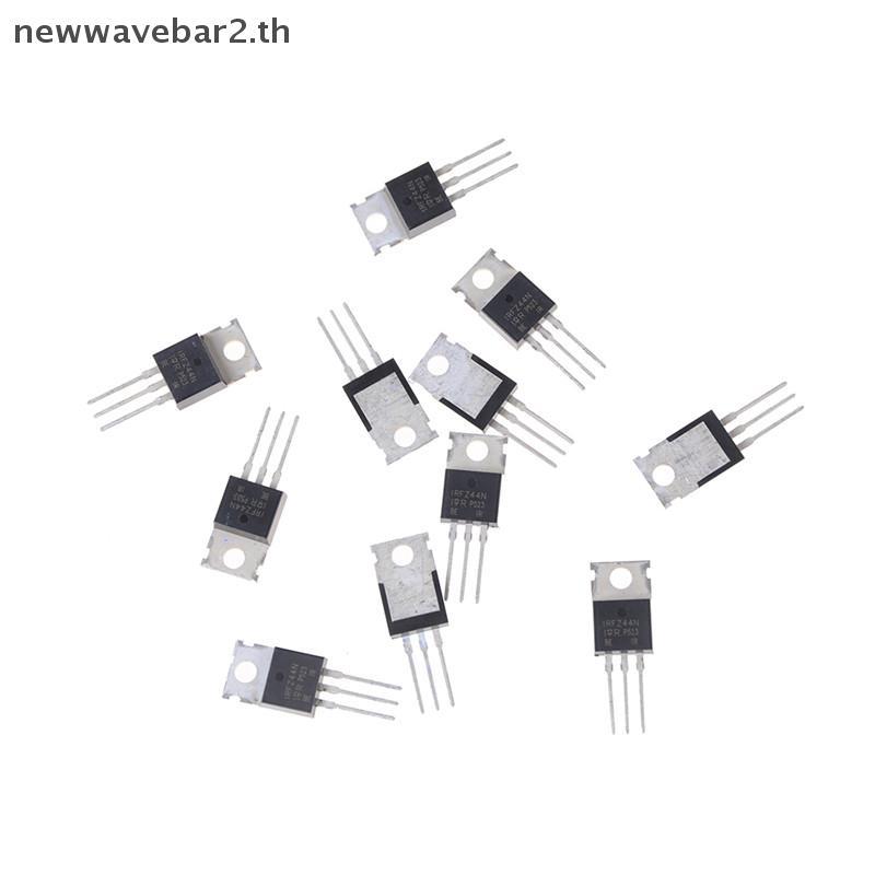 # waveba # 10pcs 55V 49A IRFZ44N IRFZ44 Power ทรานซิสเตอร์ MOSFET N-Channel .