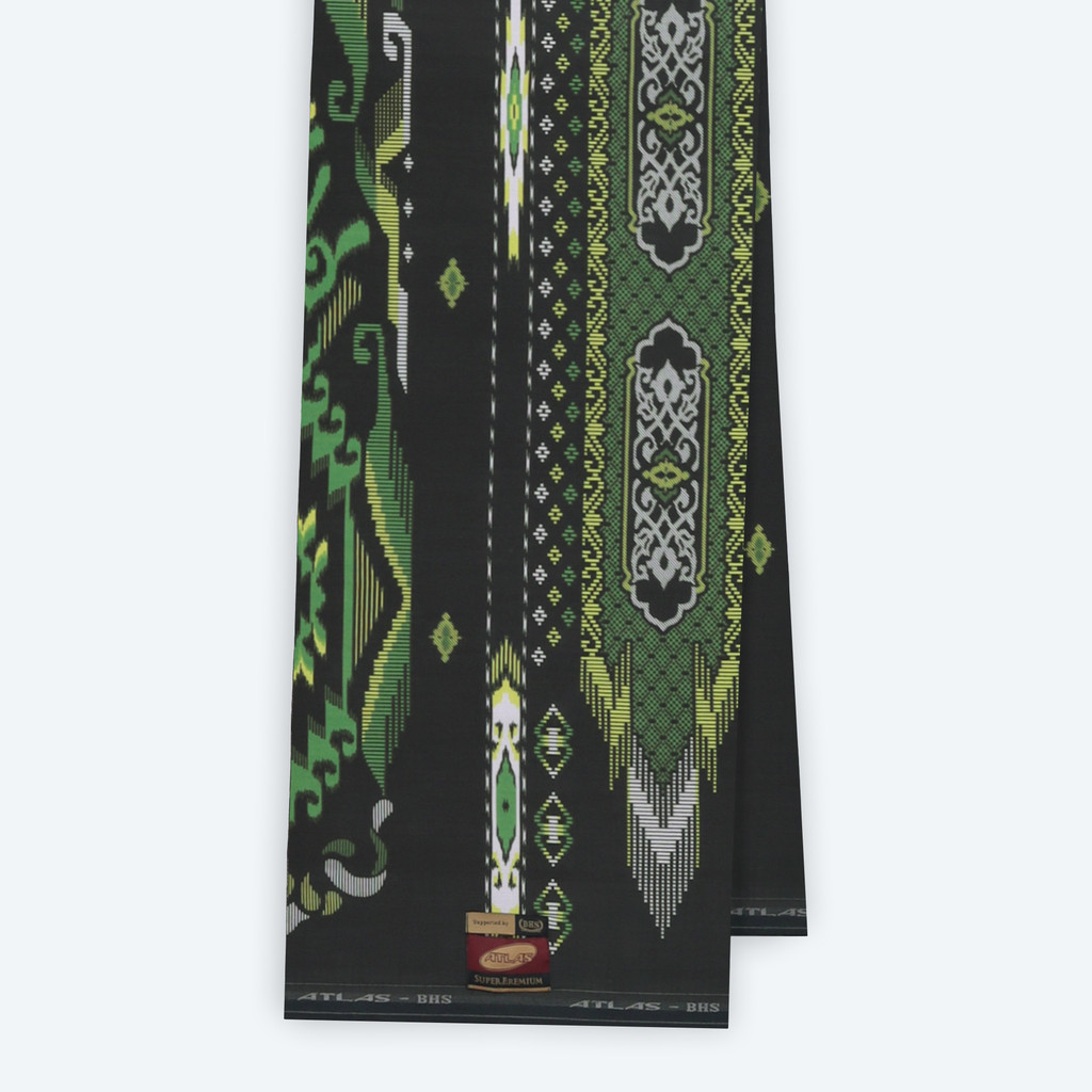 HIJAU ATLAS Super Premium 925 A9 BJA SJ ผ้าซิ่นสีเขียวเข้ม 02