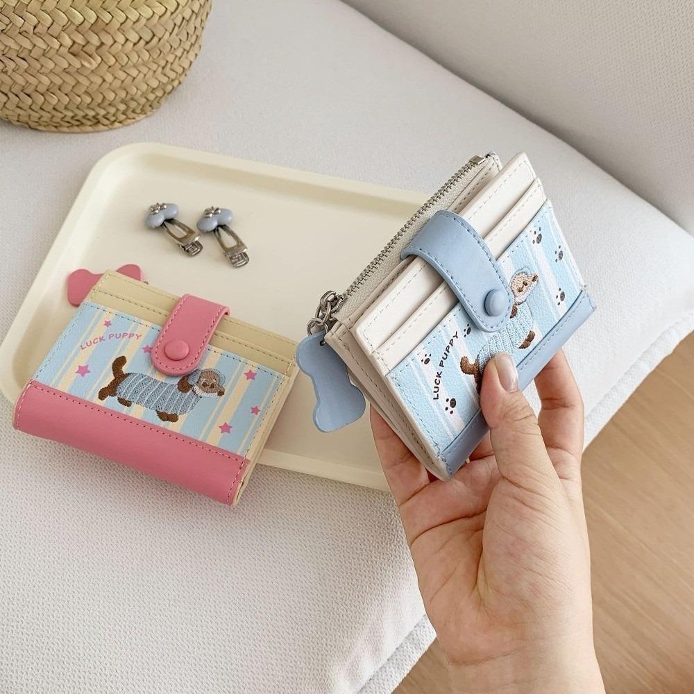 กระเป๋าสตางค์ใบสั้นสี dopamine สไตล์ดอร์พามายน์ จากซองpu สำหรับผู้หญิง - รูปที่ 7