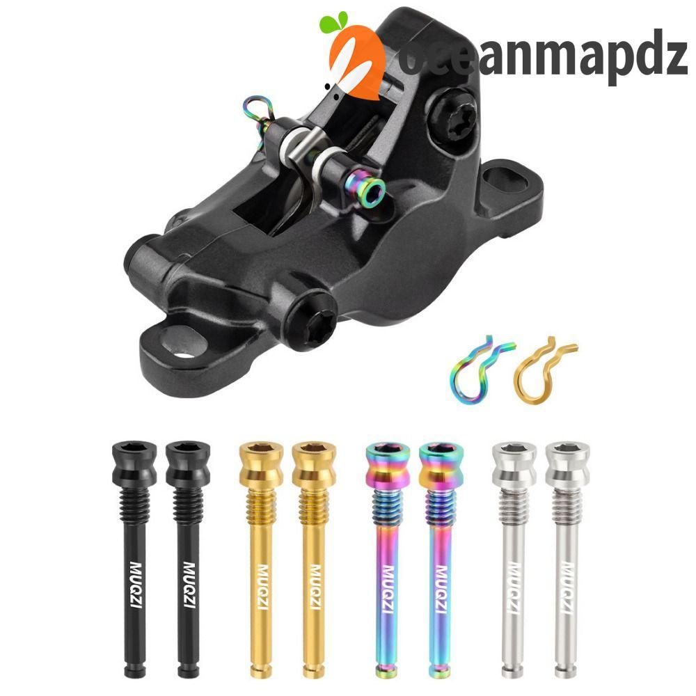 OCEANMAPDZ อะไหล่เบรกจักรยาน น้ำหนักเบา ทำจากไทเทเนียม M4*26 mm สำหรับจักรยาน MTB