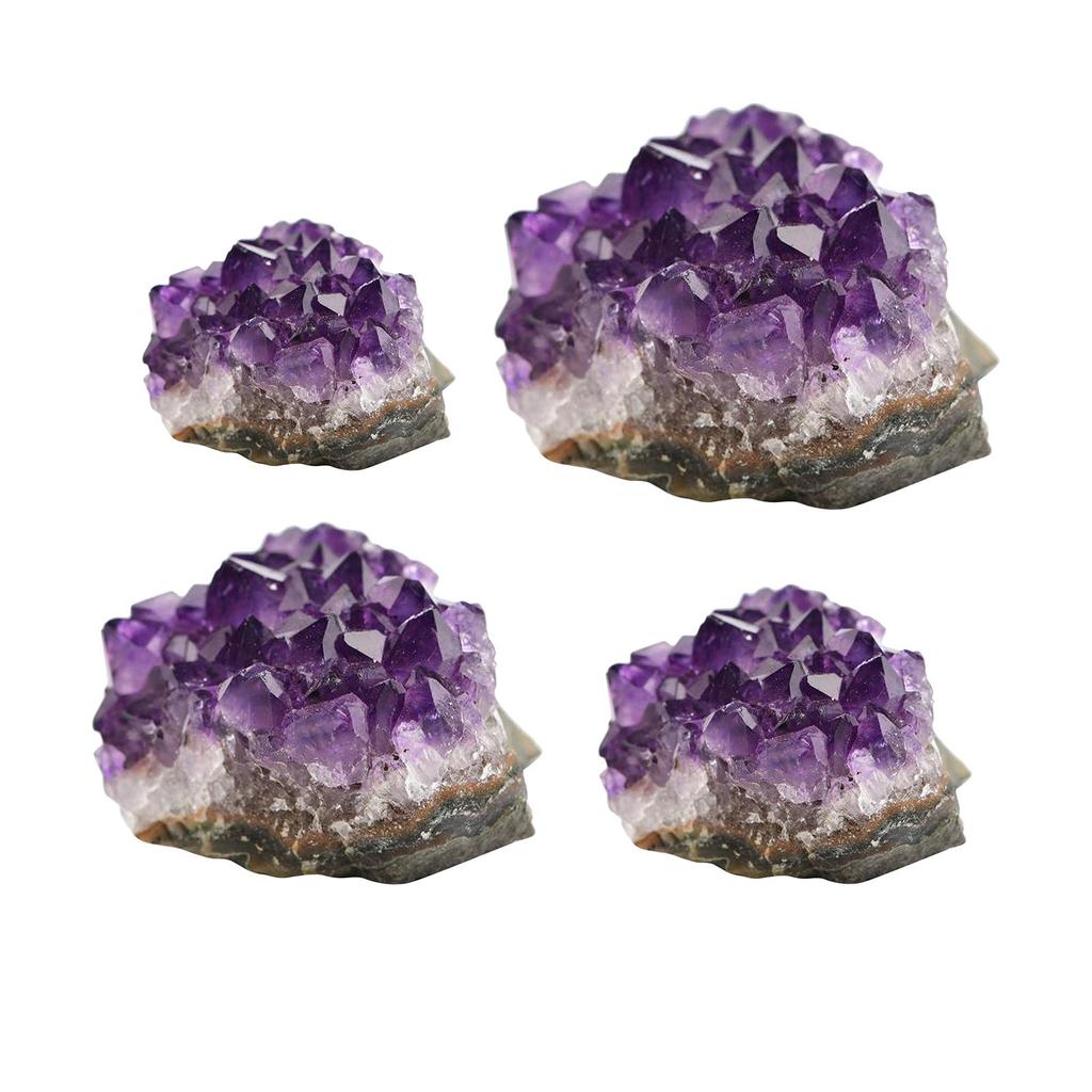 [svzfjuv] คริสตัลอเมทิสต์ Geode อเมทิสต์สีม่วงเข้ม Geode ธรรมชาติสําหรับ Lucky & Home Decor