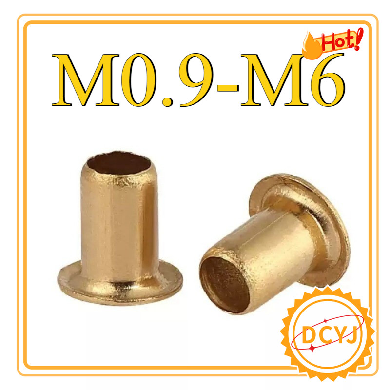 Rivet, Copper Hollow Rivet GB867-86 ปุ่ม Rivet M0.9-M6 DCYJ-MB