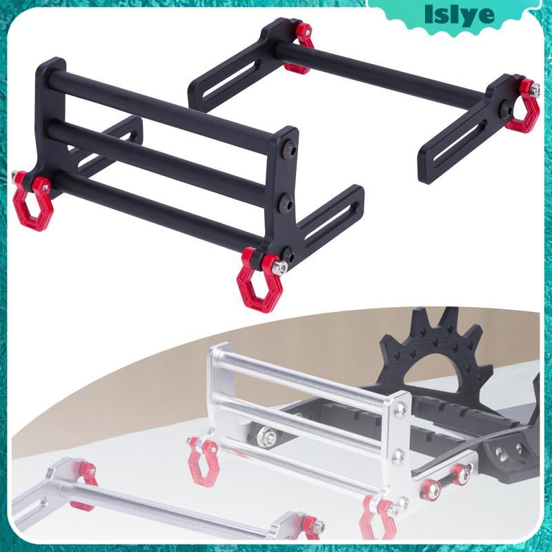 [Lslye] RC รถกันชน Spart ส่วนอัพเกรดด้านหน้าด้านหลังสําหรับ SCX10 1/10 Scale RC รถสีดํา