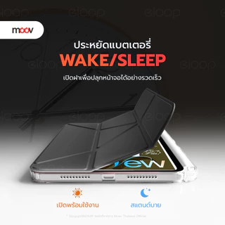 [ส่งด่วน] Moov CP04 เคส Case For iPad Gen11 10 9 8 7 Air8 7 6 5 4 Pro 2025 M5 M4 Mini 6 7 ขาตั้ง Y-Fold