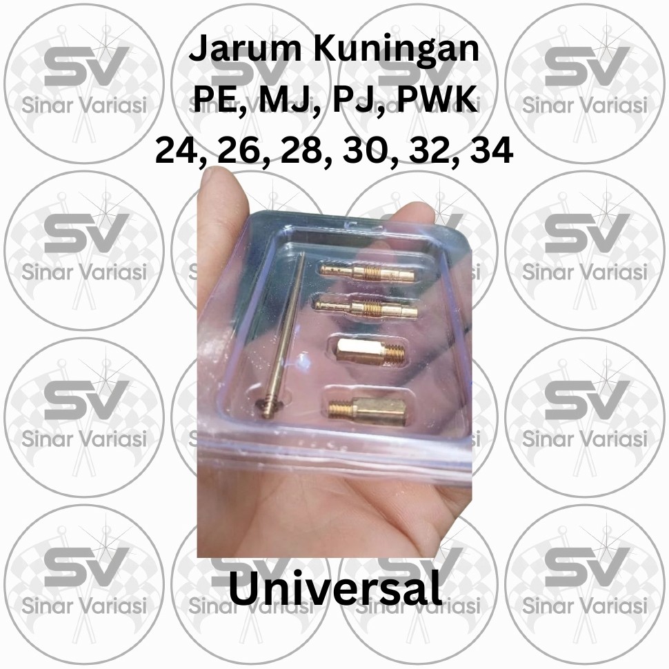 เข็ม PE MJ PJ PWK SPUYER Pilot Jet หลัก Jet Plus ทองเหลือง ORIGINAL 24 28 30 32 34