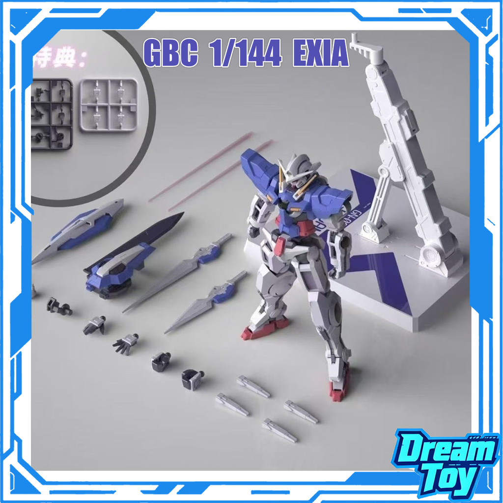 GBC EXIA TNT MB Style Assembly Model HG Exia Model Kit – 1/144 Scale High-Detail Assembly Figure | พร้อมสติ๊กเกอร์สไลด์น้ําและขาตั้งจอแสดงผล