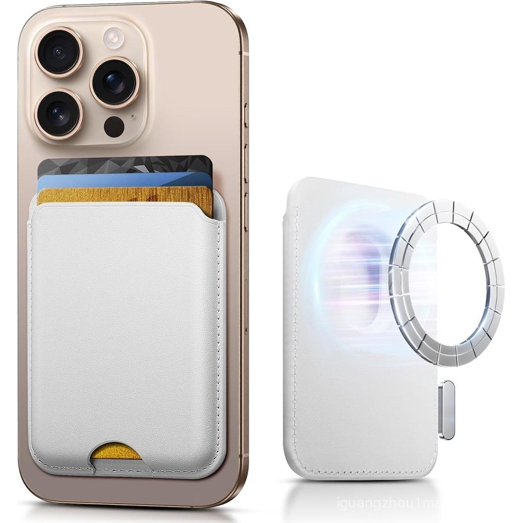 SOUNDBYTE Stronger Magnetic Wallet for iPhone 17/16/15/14/13/12 Series & for MagSafe Cases | N52 Mag