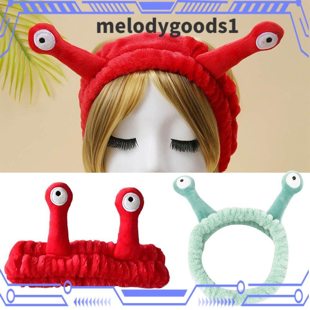 MELODYGOODS ที่คาดผมแบบหอยทากและขนแกะปะการัง สไตล์การ์ตูน ใช้งานได้ดีในการทำสปาหรือแต่งหน้า