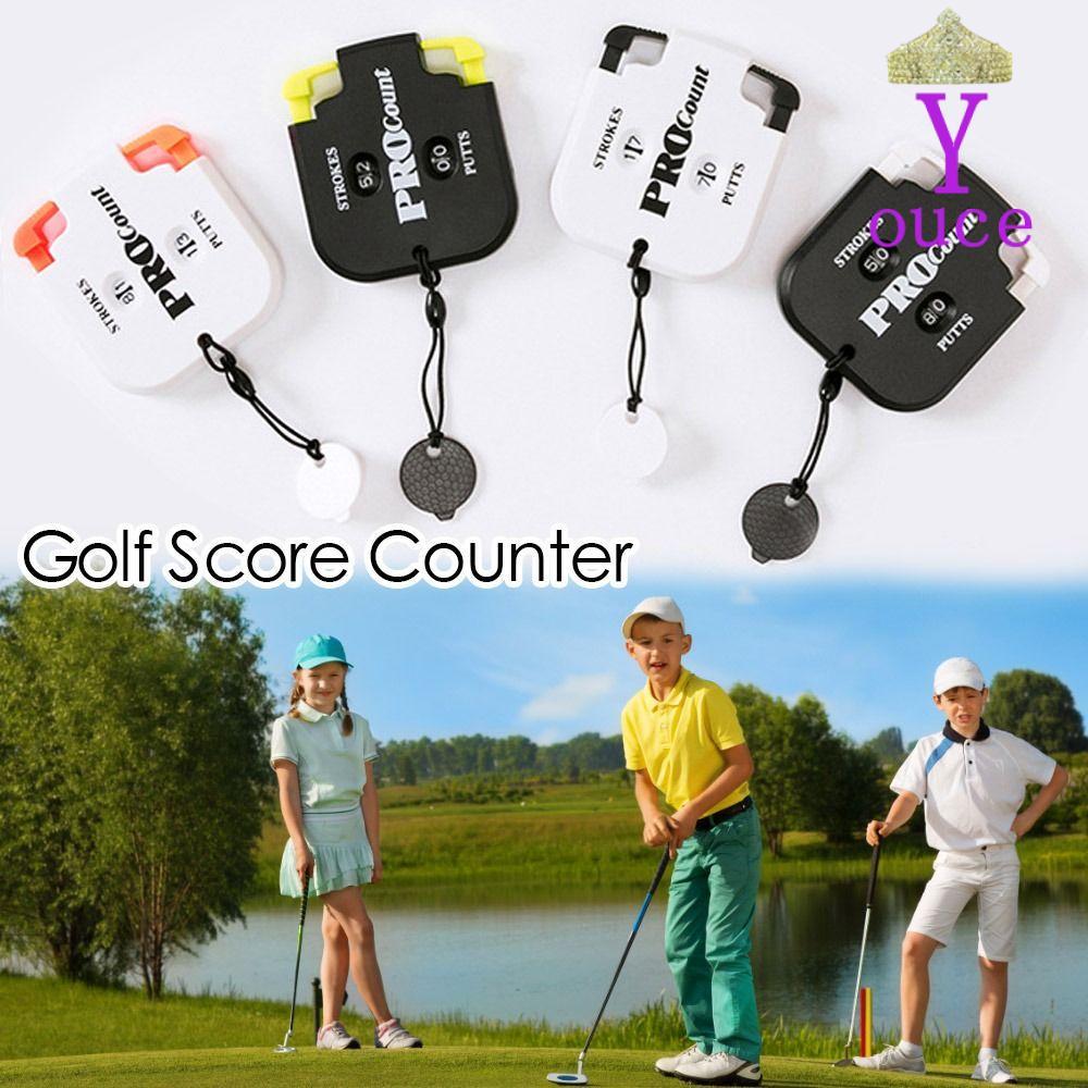 YOUCE Golf Score Counter อุปกรณ์กอล์ฟสองหลัก Handy Putt Score Counter