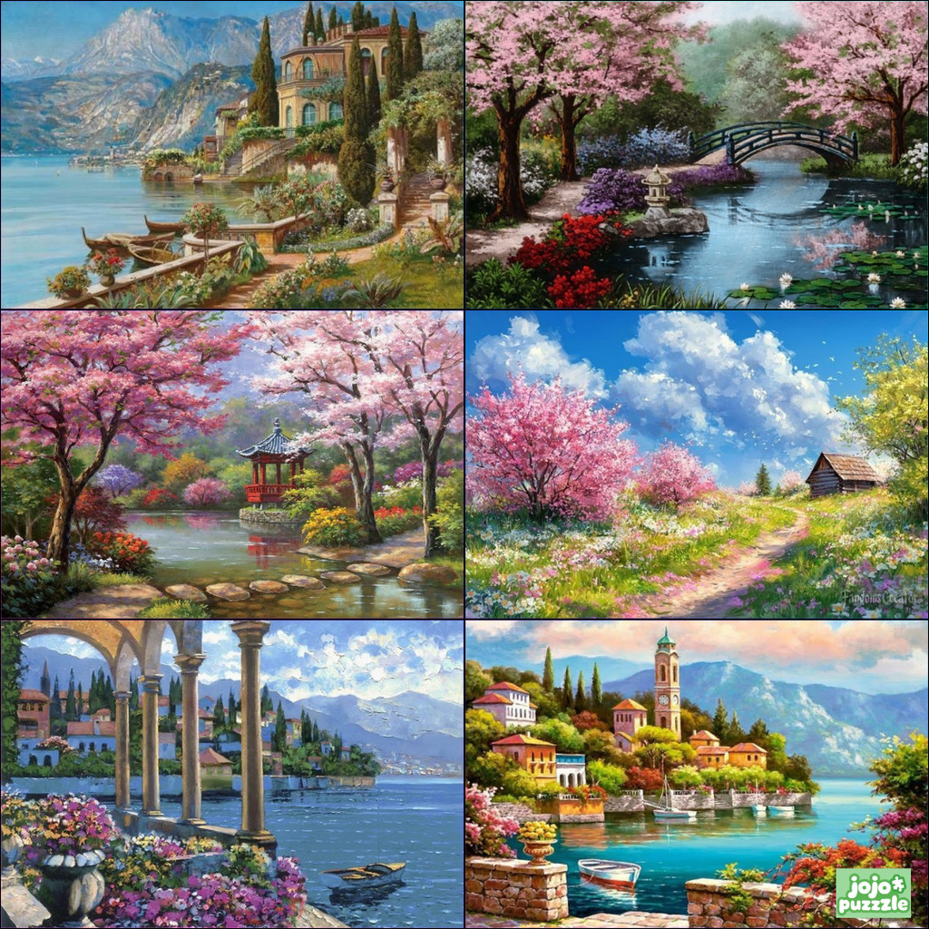 【Scenery Puzzle】จิ๊กซอว์ 300 ชิ้น จิ๊กซอว์ 500 ชิ้น จิ๊กซอว์ 1000 จิ๊ก jigsaw puzzle ปูซิลวูด 225 – โปรปัง