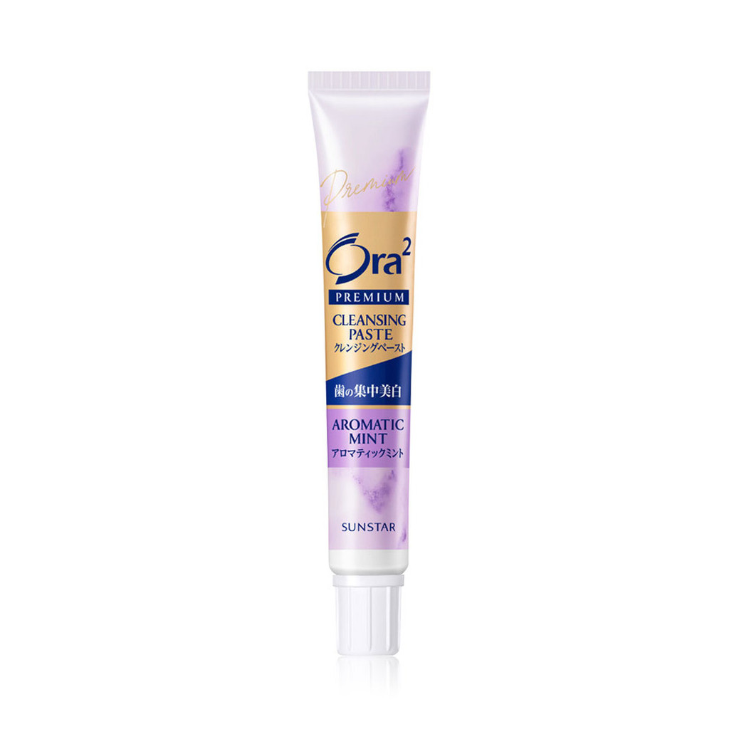 Ora2 Premium Cleansing Paste Toothpaste Aromatic Mint 17g ครีมขัดฟันโอราทู สูตรพรีเมียม กลิ่นอโรมาติก มินต์. ราคา ถูกที่สุด ดีลบีเคเค แกลเลอรีภาพที่ 2