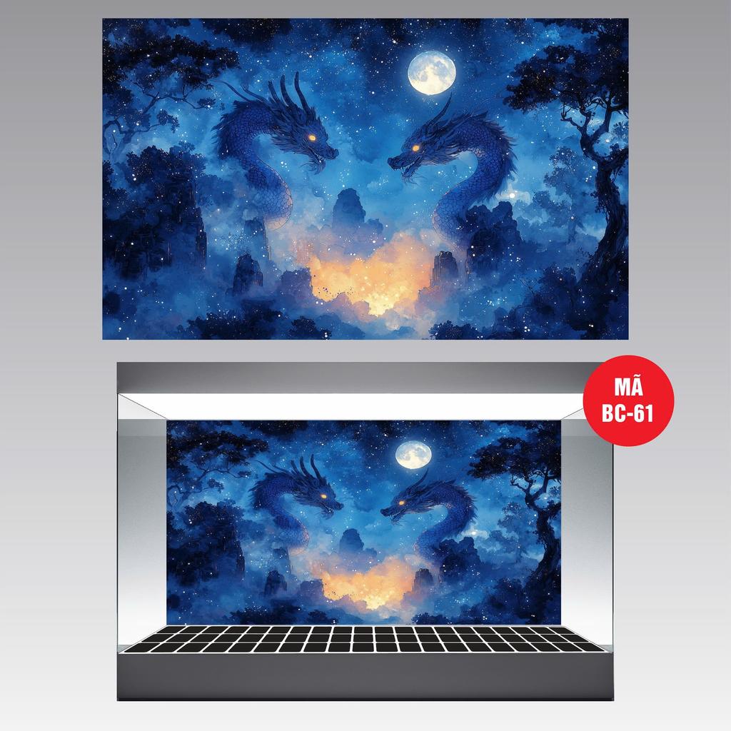 (BC61) 3D FISH POOL PAINTING (BACK PAINTING) _VIP DECAL_MT 61